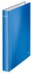 Leitz Gyűrűs könyv, 4 gyűrű, D alakú, 40 mm, A4 Maxi, karton, LEITZ "Wow", kék (42420036)