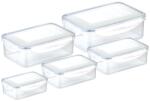 Tescoma FRESHBOX téglalap alakú ételtároló doboz, 5 db (892094.00) - tescoma