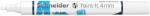 Schneider Akril marker, 4 mm, SCHNEIDER "Paint-It 320", fehér (120249) - mystock