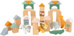 Legler Blocuri de construcție din lemn Small Foot Safari 50 buc Set bricolaj copii