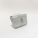 Amnisu ezüst anyagában mintás egy cipzáras egyenes köves bőr kulcstartó e1001