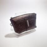 Amnisu rücskös barna egy cipzáras egyenes köves bőr kulcstartó e9001