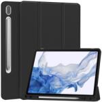  LEATHER Flip din PIELE pentru Samsung Galaxy Tab S9 neagra
