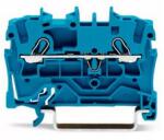 WAGO Átmenő sorkapocs TS35 1-szintes 24A 0.75-2.5mm2 kék rugószorításos rugószorításos WAGO - 2002-1204