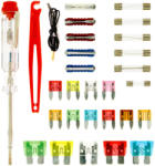  Multi biztosíték szett próbalámpával és csipesszel 29db