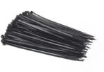  Kábel kötöző szett 50 db, 250x7, 6 mm fekete