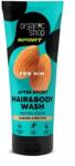 Organic Shop sportolás utáni sampon és tusfürdő mandulával és fehérjével, 200 ml - hajvarazs