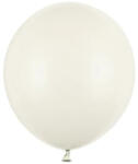 PartyDeco S. r. o Világos krém pasztel latex lufi, 43 cm/ 1 db