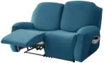 Forcheer Relax Fotel Huzat (bársonyos, 2 üléses, tengerkék, rugalmas)