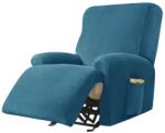Forcheer Relax Fotel Huzat (bársonyos, 1 üléses, tengerkék, rugalmas)