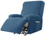 Forcheer Relax Fotel Huzat (bársonyos, 1 üléses, kék, rugalmas)