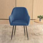 Forcheer Nagy Kagylószék Huzat (bársonyos, tengerészkék)