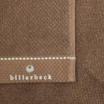 Billerbeck rizskötésű törölköző, Barna, 70x140 cm