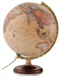 Tecnodidattica Földgömb 30cm A4 ANTIK fatalp + fém meridián, angol nyelvű (8007239009684)
