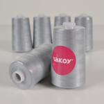 Takoy Overlock / coverlock poliészter cérna TKY 5000 szürke színű
