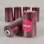 Takoy Overlock / coverlock poliészter cérna TKY 5000 szeder színű