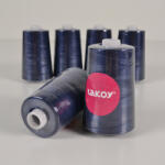 Takoy Overlock / coverlock poliészter cérna TKY 5000 sötétkék színű