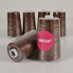 Takoy Overlock / coverlock poliészter cérna TKY 5000 barna színű
