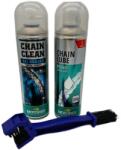  Kit Curățare Lanț Moto - Motorex Chain Clean, Chainlube + Perie Profesională