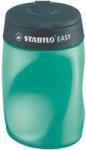 STABILO Hegyező, háromlyukú, tartályos, jobbkezes, STABILO Easy, olajzöld (TST4502)