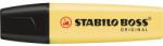 STABILO Szövegkiemelő, 2-5 mm, STABILO BOSS original Pastel, vanília (TST70144)