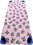  Vízhatlan Gumifüles Gyermek mintás Lepedő Pamut - Pul anyagból / Rózsaszín Pöttyös Panda