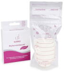ELANEE Pungi depozitare lapte matern la congelator, 180 ml, gradate, transparente, 20 bucati, ELANEE 711-00 - carboysafety - 78,00 RON