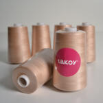 Takoy Overlock / coverlock ață poliester TKY 5000 culoare maro deschis