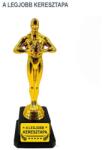 Nevesajándék Vicces Oscar Szobor - A Legjobb KERESZTAPA (OS024)