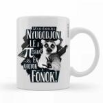 Nevesajándék Kávés Bögre - Mindenki nyugodjon le a picsába… (BX038)