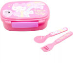  Hello Kitty Unicorn szendvicsdoboz + evőeszköz szett (GIM55796276) - oliviashop