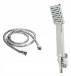 Gamma ZN zuhanyrózsa + zuhanycső + fali akasztó szett - króm (ZN59CH0)
