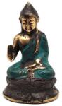 R. M. ékszer Réz figura Buddha védelmező óarany kék 7x4, 5cm (017870)