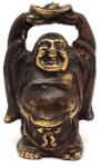 R. M. ékszer Réz figura nevető Buddha óarany szerencse 7x4cm (017807)