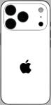  iPhone 17 Pro - Fényes fehér hátlap fólia