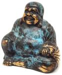 R. M. ékszer Réz figura nevető Buddha antik 8x7cm (017766)