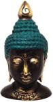 R. M. ékszer Réz figura Buddha fej kék 11x6cm (017796)
