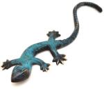 R. M. ékszer Réz figura gekkó kék arany 20x2cm (017942)