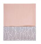 WOMAR Gyerek kétoldalas pléd Velvet Womar 75x100 szürke-lazac - babyonline