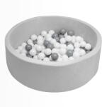 NEW BABY Gyermek száraz medence labdákkal New Baby szürke - babyonline