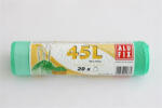 Alufix Szemeteszsák, zárószalagos, 45 l, 20 db, 60x60 cm, 14 , ALUFIX, "Prémium", zöld (MSZH45UNINEW) - iroszer24