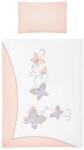 Belisima 6-részes ágyneműhuzat Belisima Butterfly 100/135 rózsaszín - babyonline