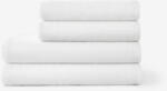 Goldea bordűr nélküli frottír törölköző és fürdőlepedő soft - fehér 70 x 140 cm