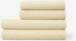 Goldea bordűr nélküli frottír törölköző és fürdőlepedő soft - krémszínű 70 x 140 cm