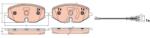 TRW Set placute frana TRW GDB2392 (GDB2392)