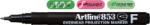 Artline OHP Permanent marker ARTLINE 853, varf fin - 0.5mm - negru (EK-853-BK) - officeclass