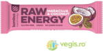 bombus Baton Proteic cu Maracuja si Nuca de Cocos fara Gluten Raw Energy 50g