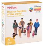 Miniland Set de 9 figurine Familia - diversitate si integrare etnica, cu rol didactic (ML27390) - bekid Figurina