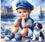 NORIMPEX - Puzzle Tablou Diamant: Mic marinar 30x40cm - 1 - 39 piese