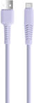 Setty KSA-C-1.529 USB-A - Type-C kábel 2.1A 1.5m - lila